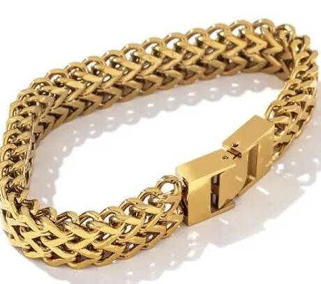 Cuban link chain bracelet