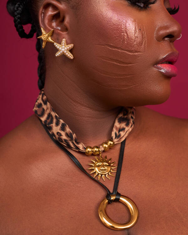 Animal print necklace - Image 2