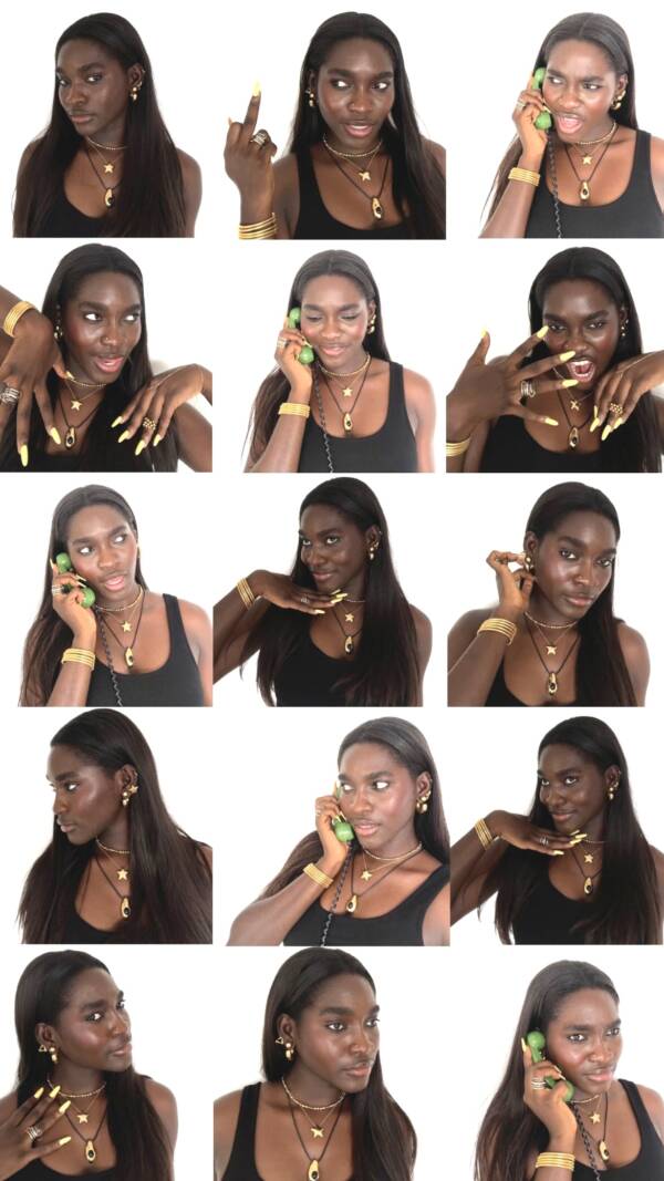 Black eye leather necklace - Image 2